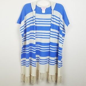 Lilly Pulitzer Avion cashmere cardigan beckon blue